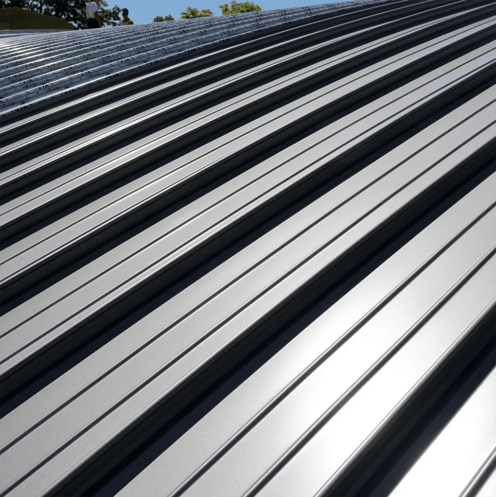 Metal roofing featured on the company website